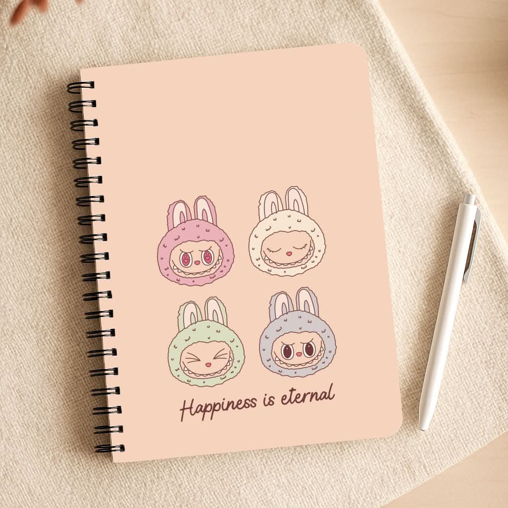 Happiness Is Eternal Monsters Notepad