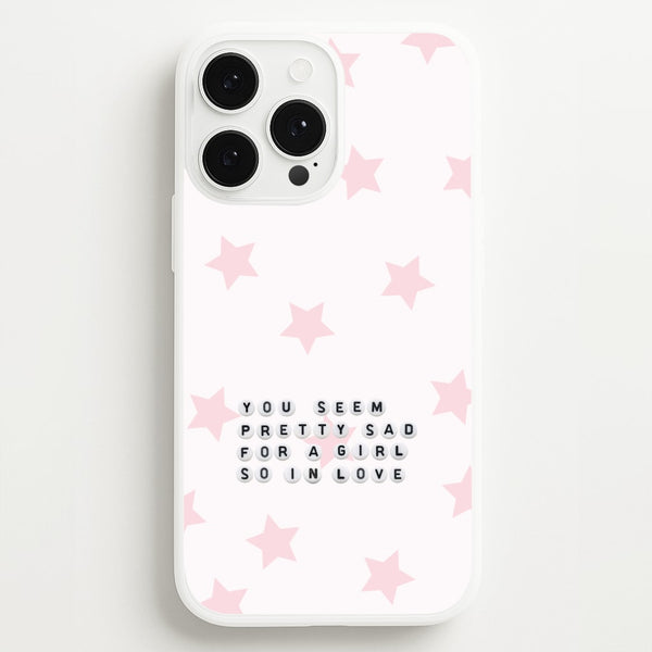 Pretty Sad Letter Beads iPhone 13 Pro Max Case