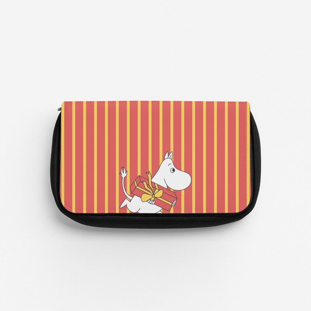 Red Present Moom Pencil Case