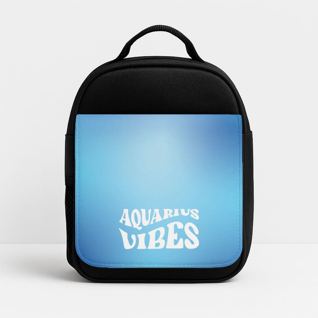 Aquarius Vibes Gradient Zodiac Insulated Lunch Bag