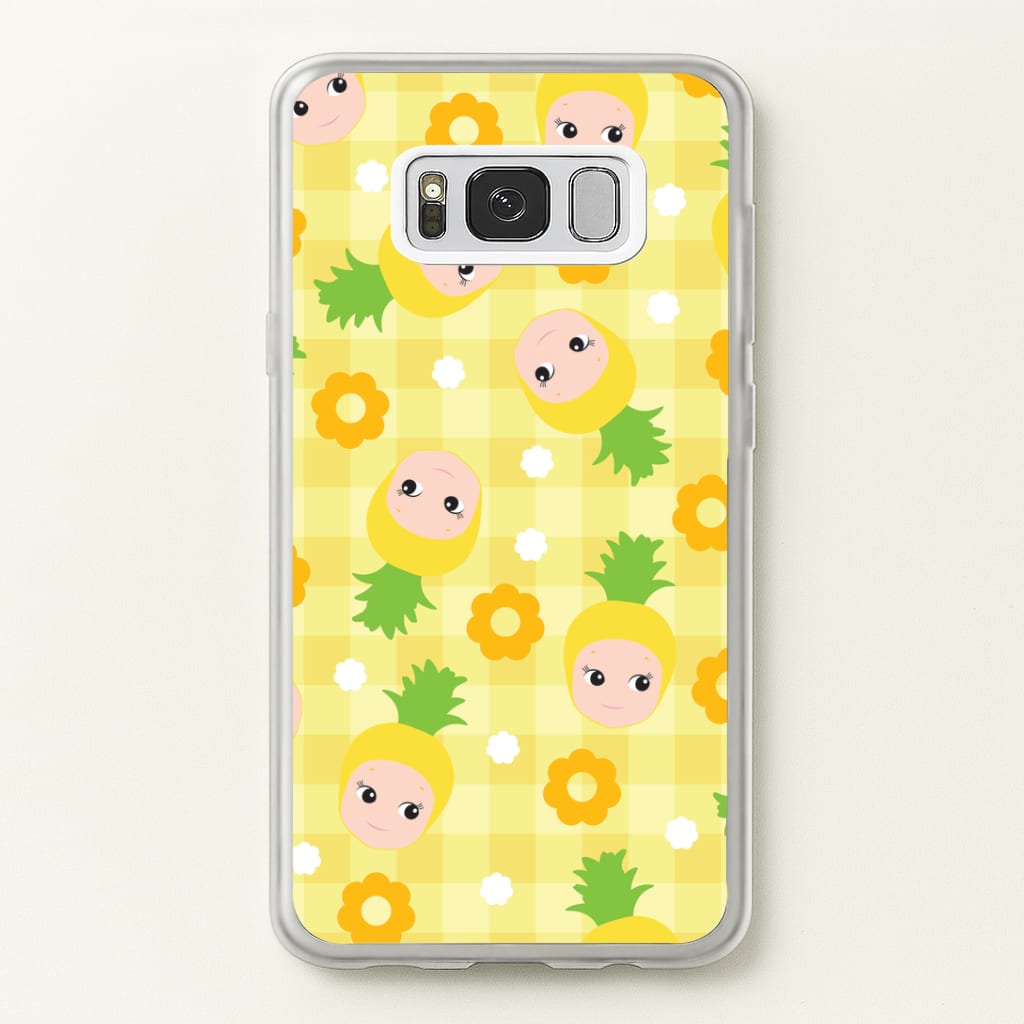 Pineapple Angel Pattern Galaxy S8 Plus Case