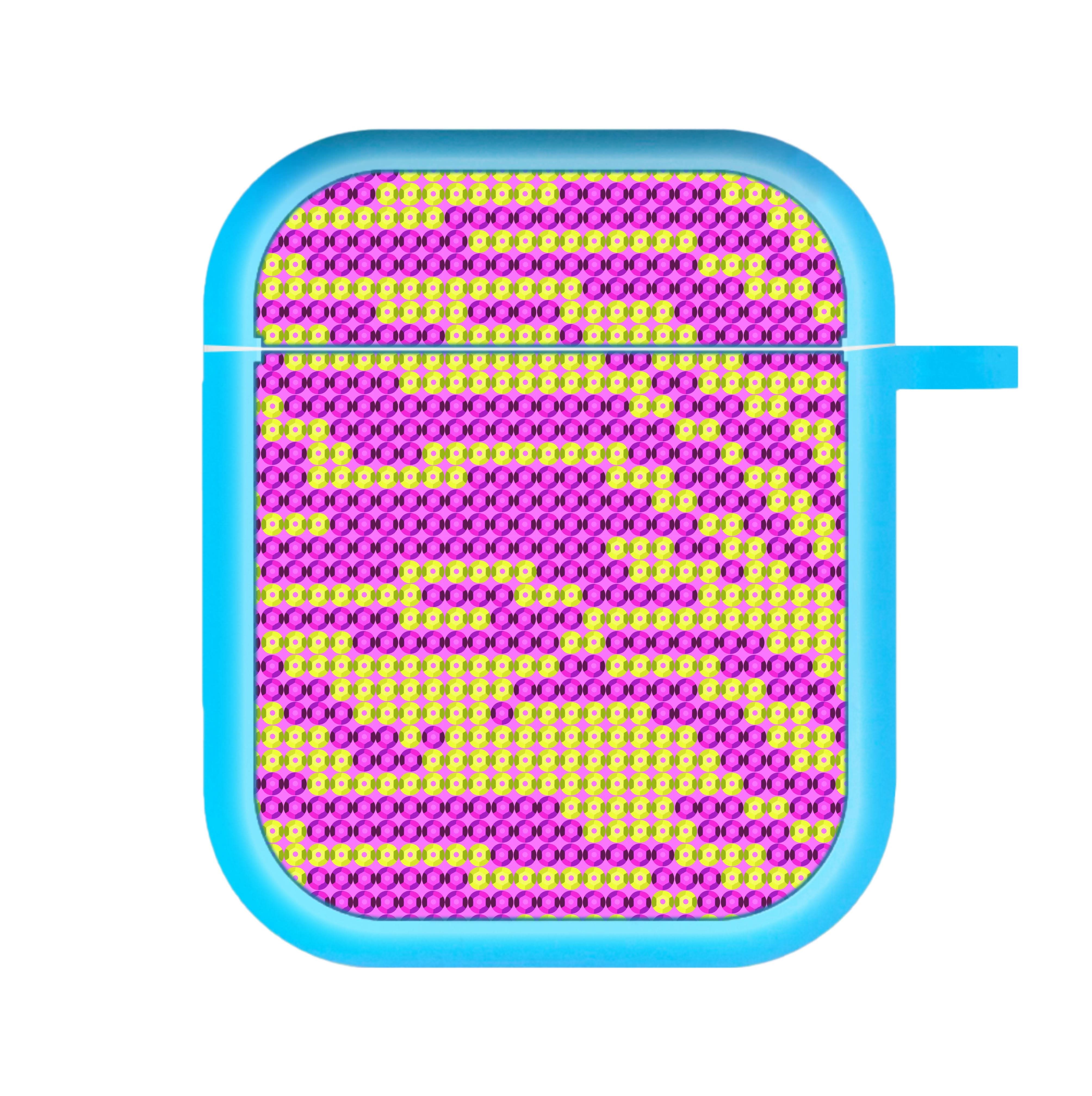 Sequin Tiger Pattern AirPods Case