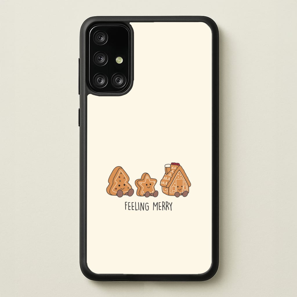Gingerbread Plushies Quote Galaxy A71 Case