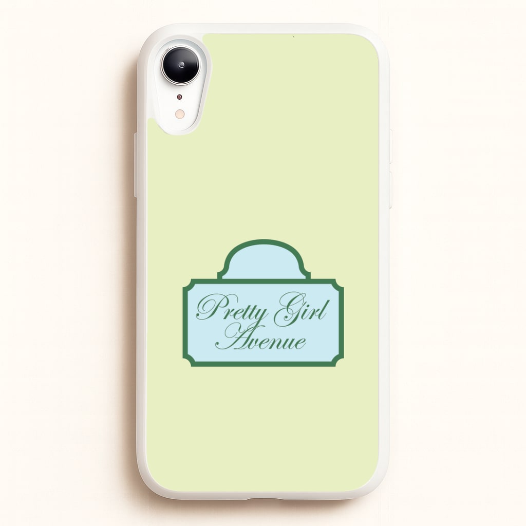 Pretty Girl Avenue iPhone XR Case