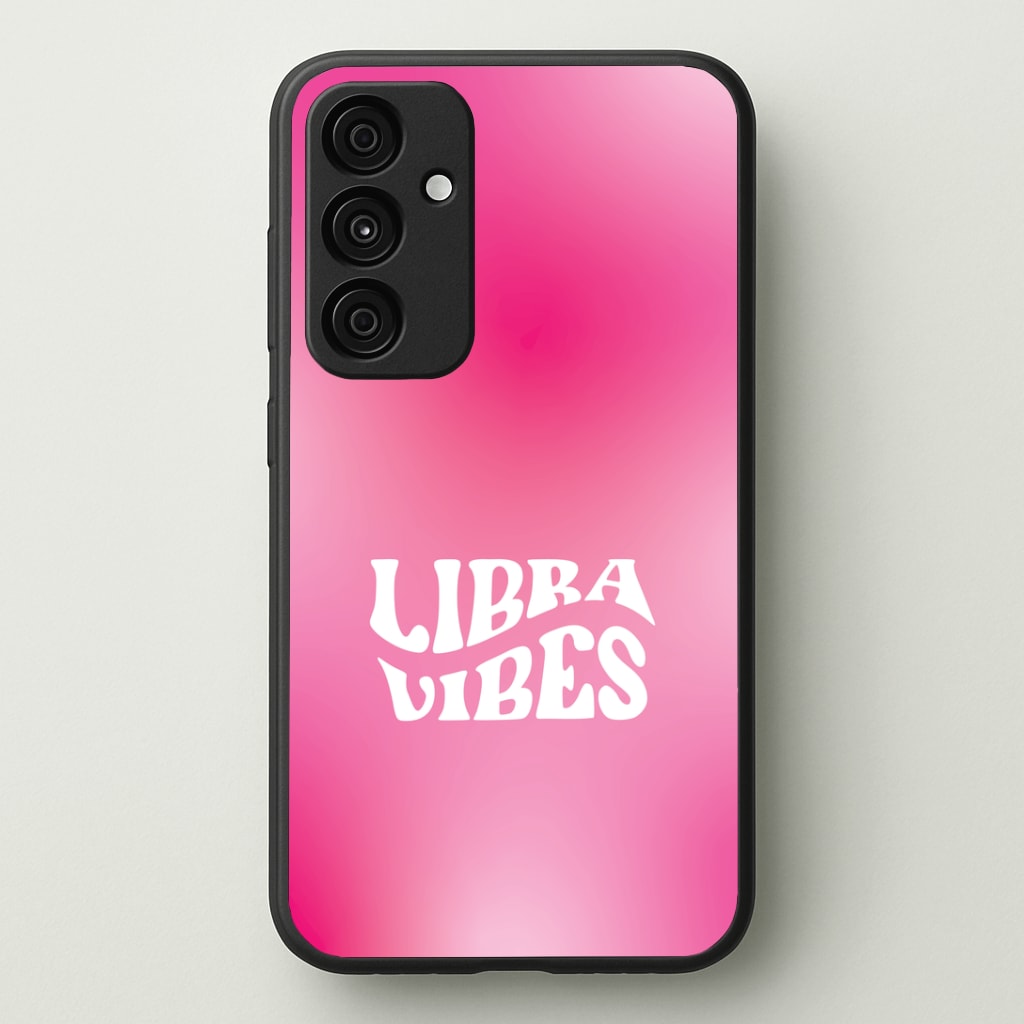 Libra Vibes Gradient Zodiac Galaxy A15 Case