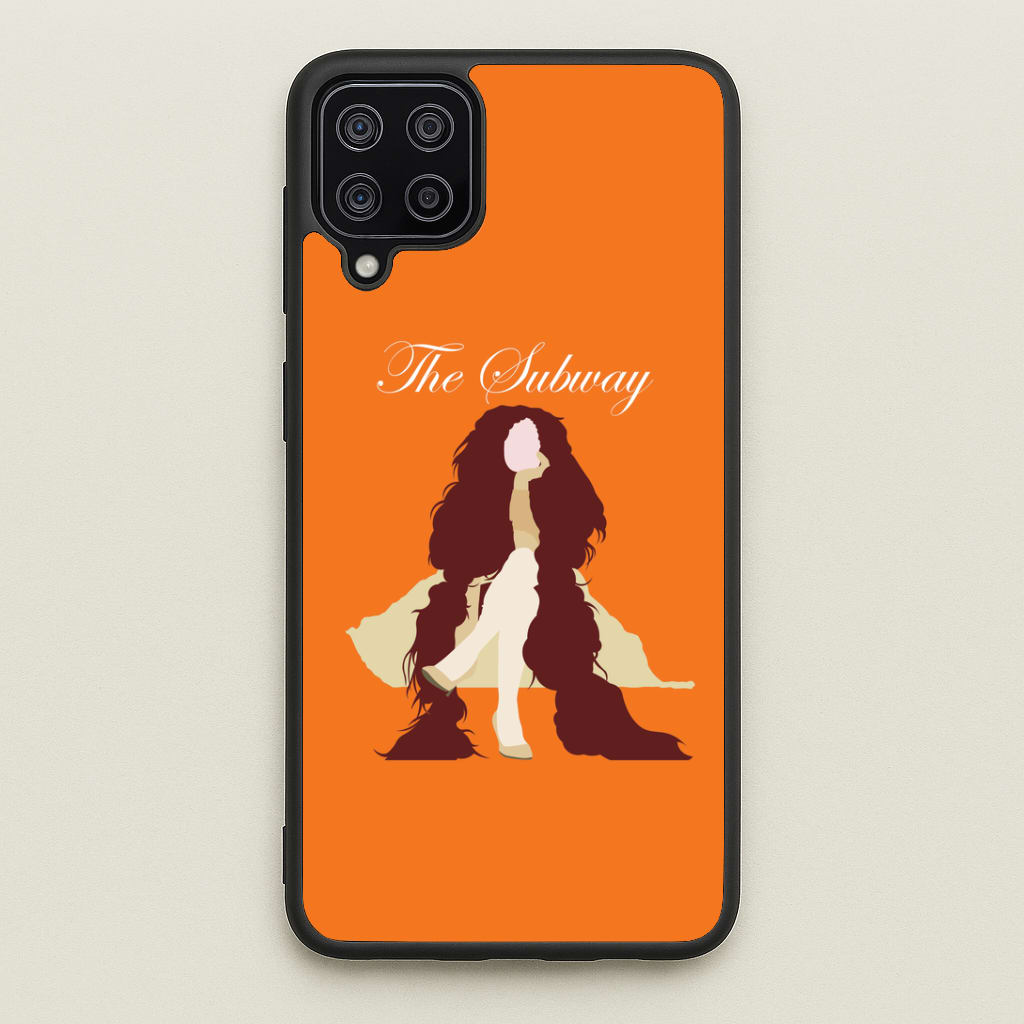 Subway Orange Galaxy A12 Case