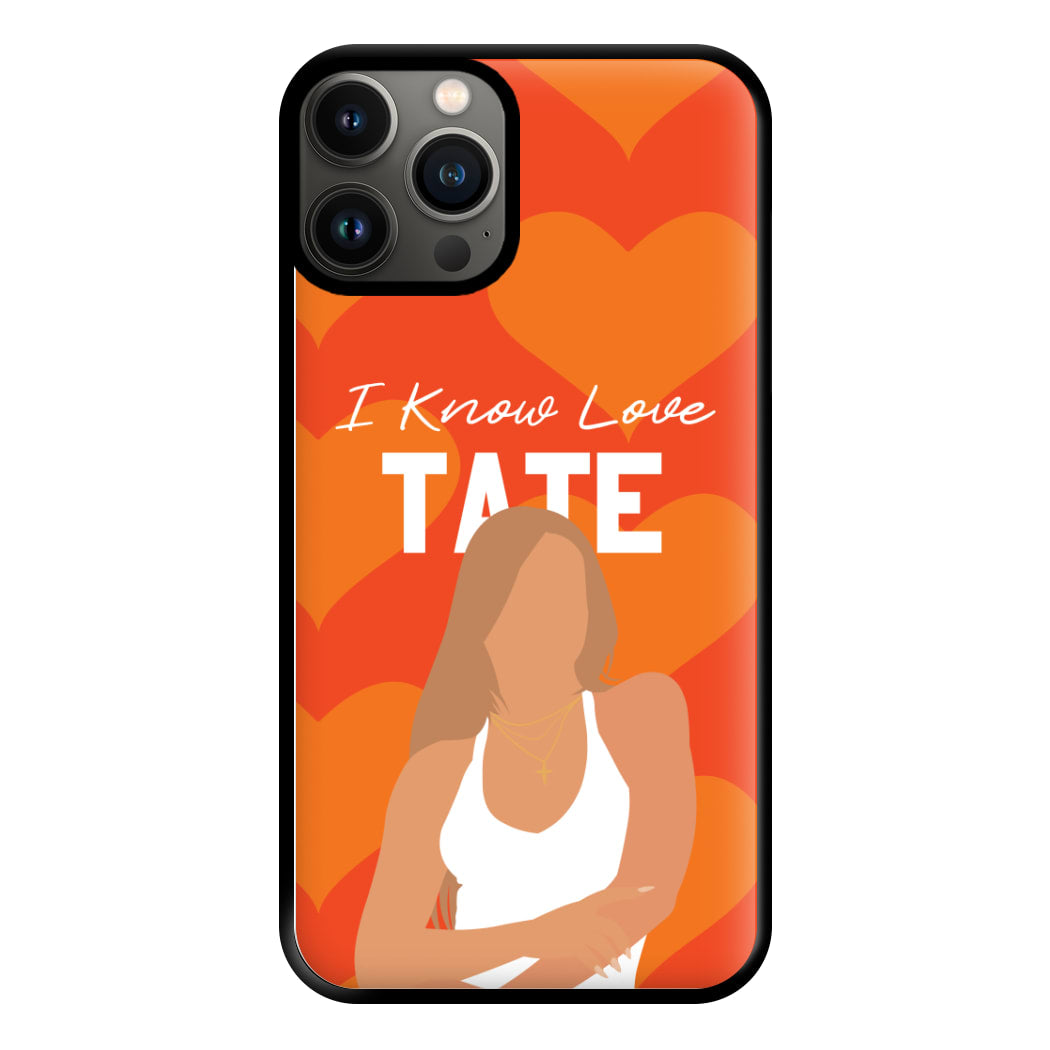 I Know Love Pattern iPhone 13 Pro Max Case