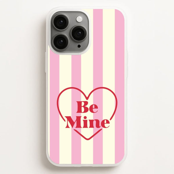 Be Mine Stripey Phone Case for Apple iPhone, Samsung Galaxy, Huawei and Google Pixel