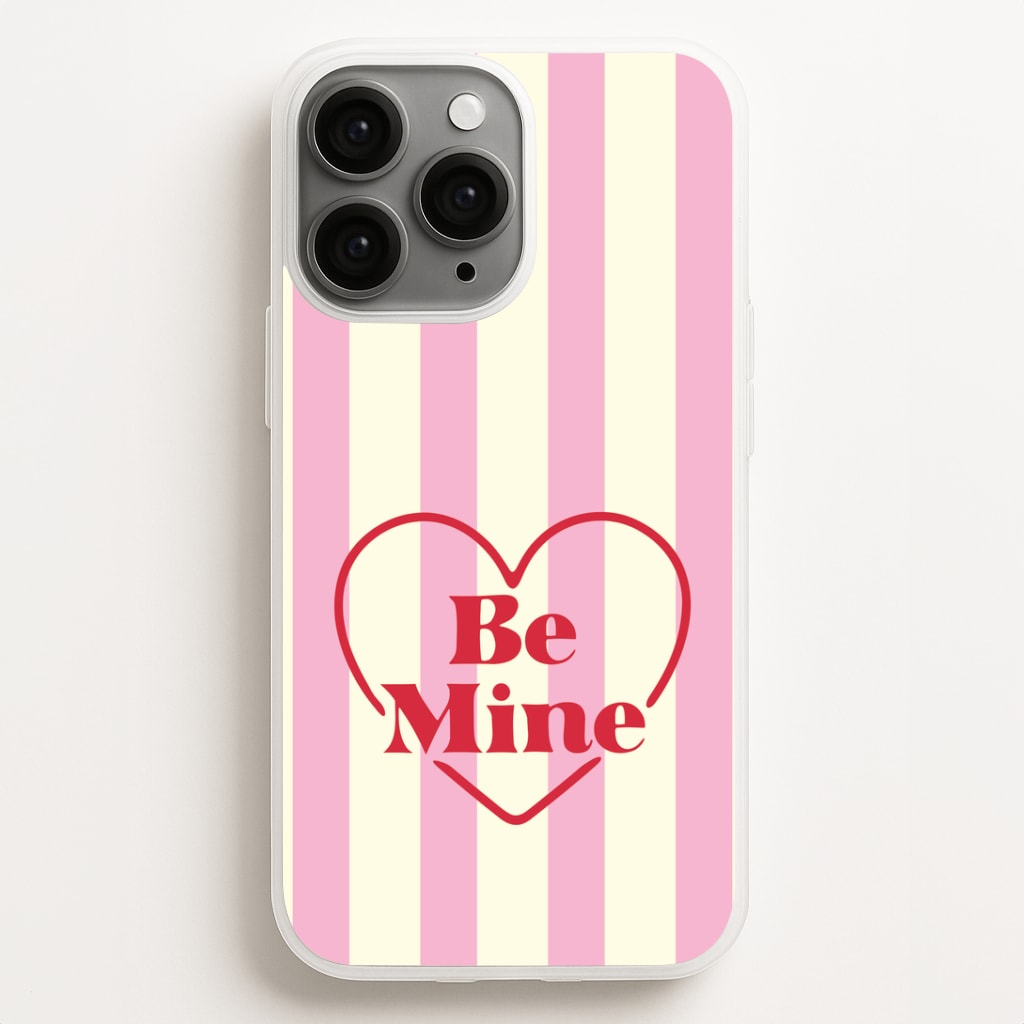 Be Mine Stripey iPhone 16 Pro Max Case
