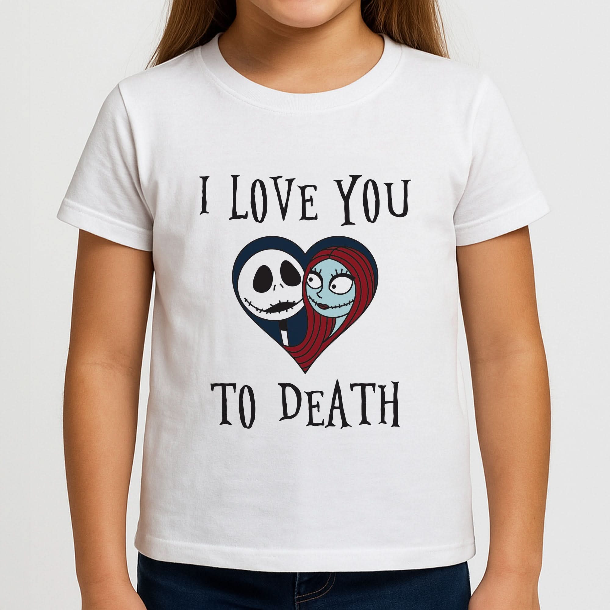 I Love You To Death Heart Girls T-Shirt