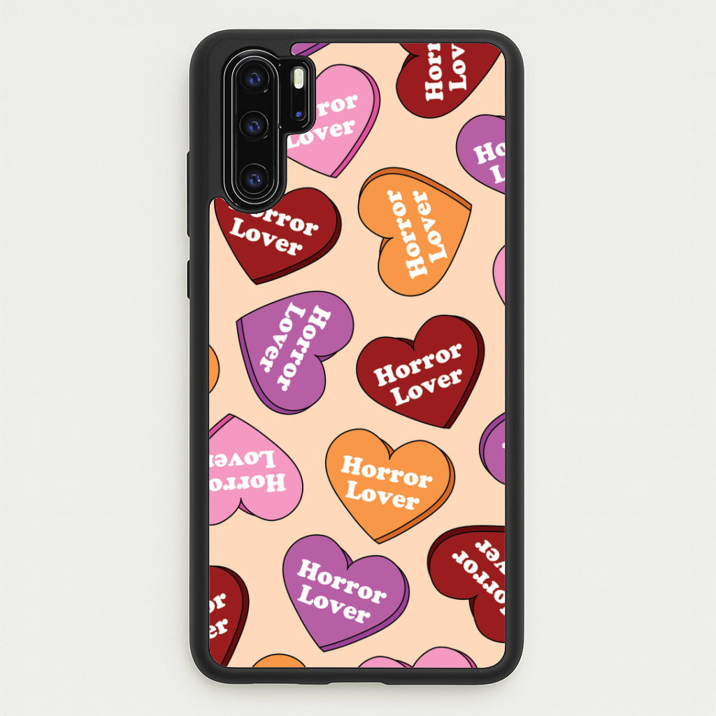 Horror Lover Hearts Pattern Huawei P30 Pro Case