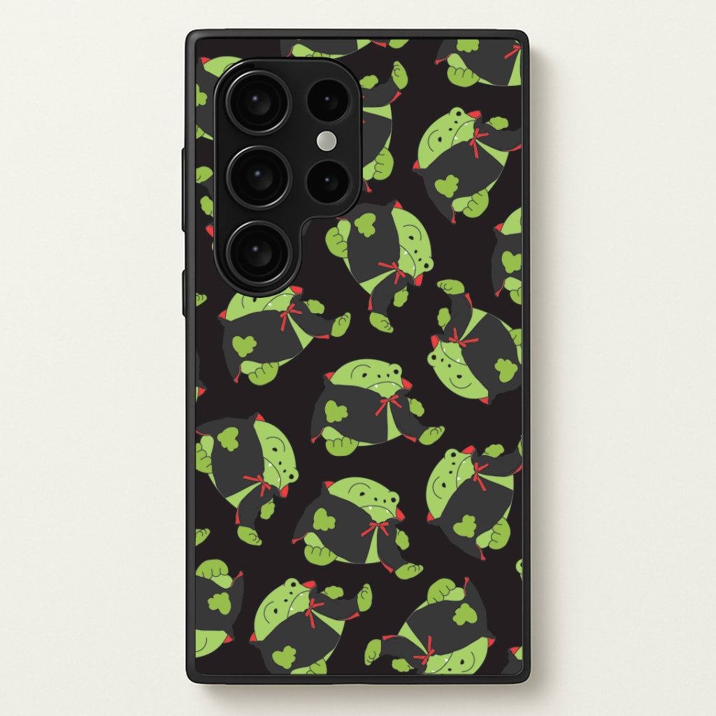 Vampire Frog Pattern - Halloween Galaxy S24 Ultra Case