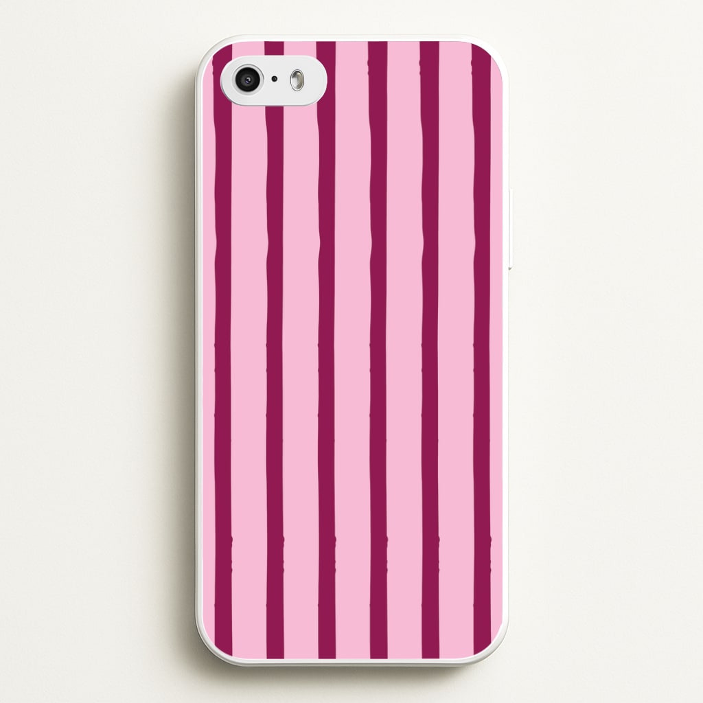 Strawberry Stripes iPhone 5 / 5s / SE 2016 Case