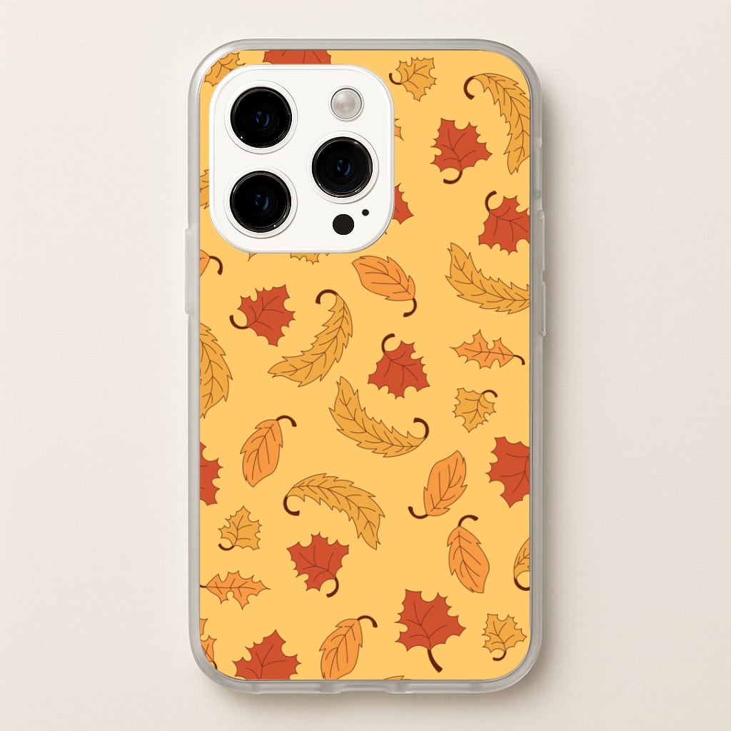 Leaves Assortment Pattern iPhone 15 Pro Max Case