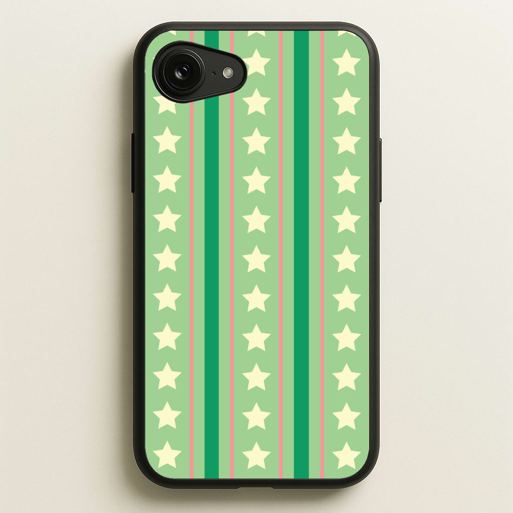 Stars And Stripes Christmas Pattern iPhone 16e Case