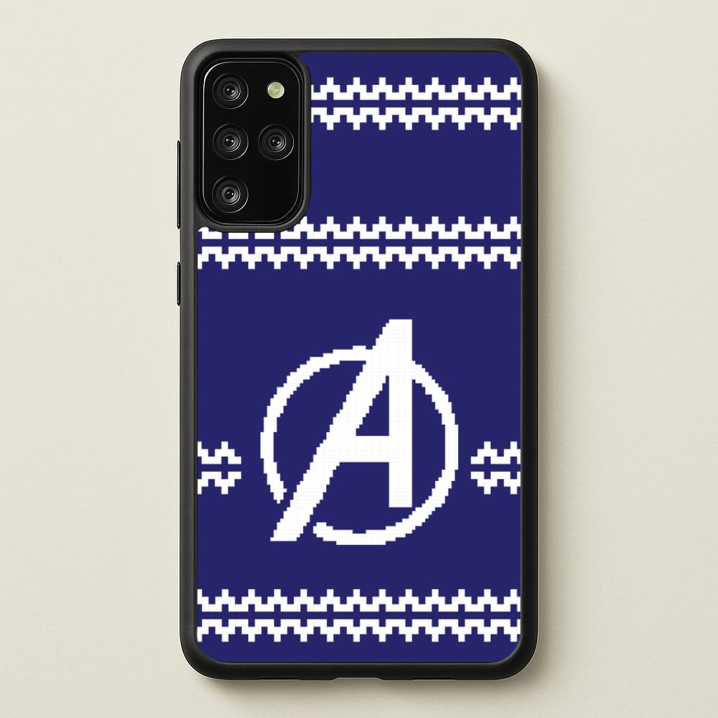 Superhero Team Blue Christmas Jumper Galaxy S20 Plus Case