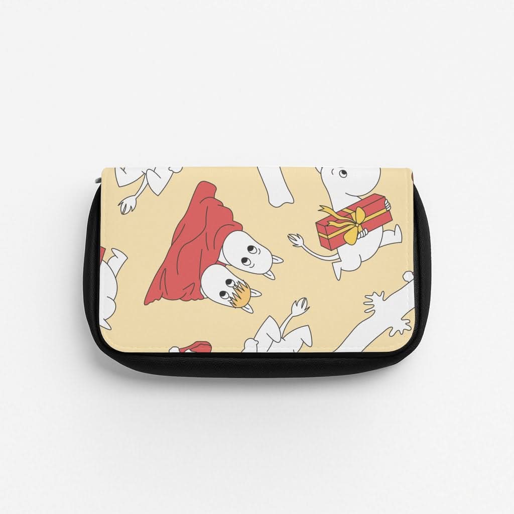 Christmas Mooms Pattern Pencil Case