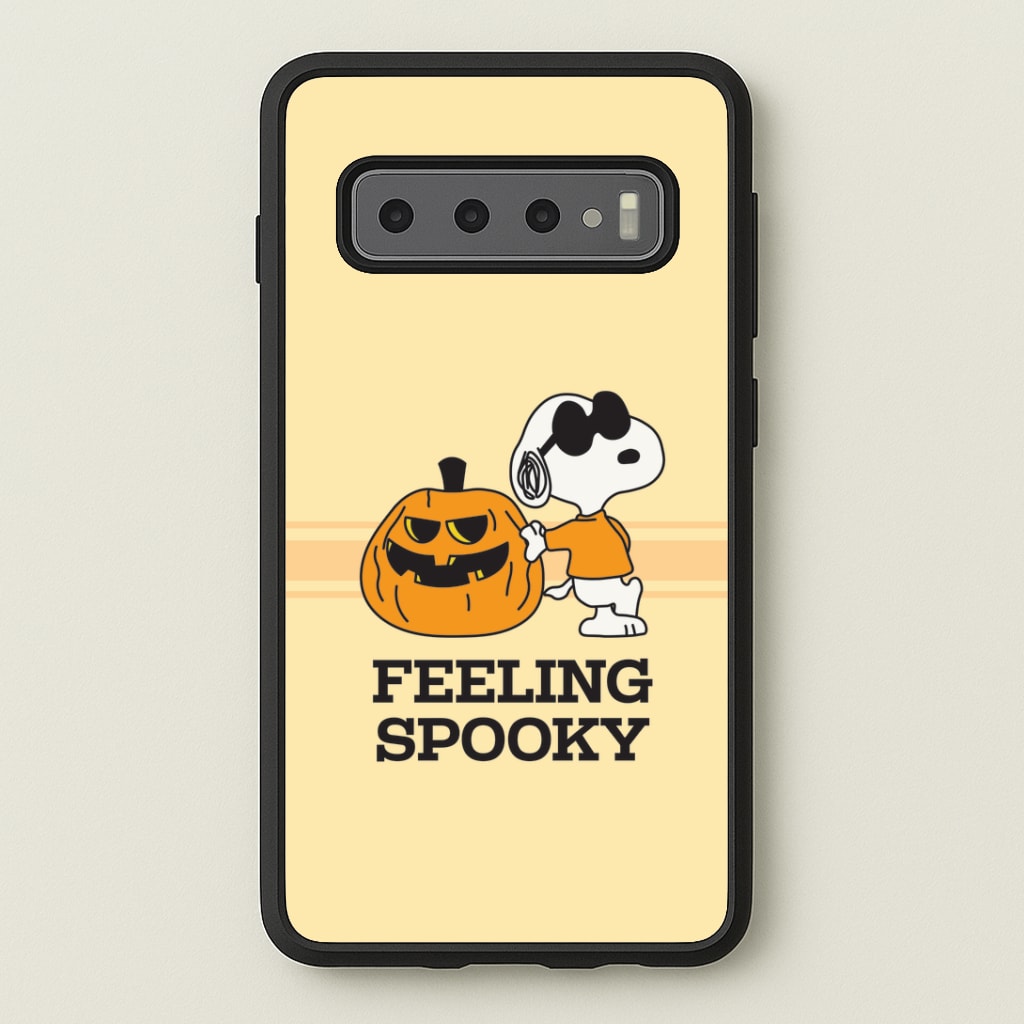 Feeling Spooky Cartoon Beagle Galaxy S10 Plus Case