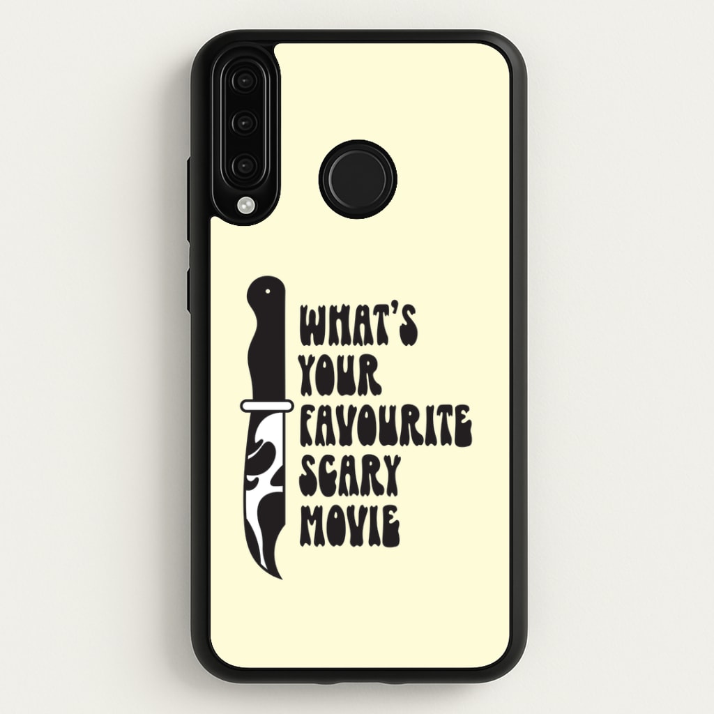 What's Your Favourite Scary Movie Trippy Huawei P30 Lite Case