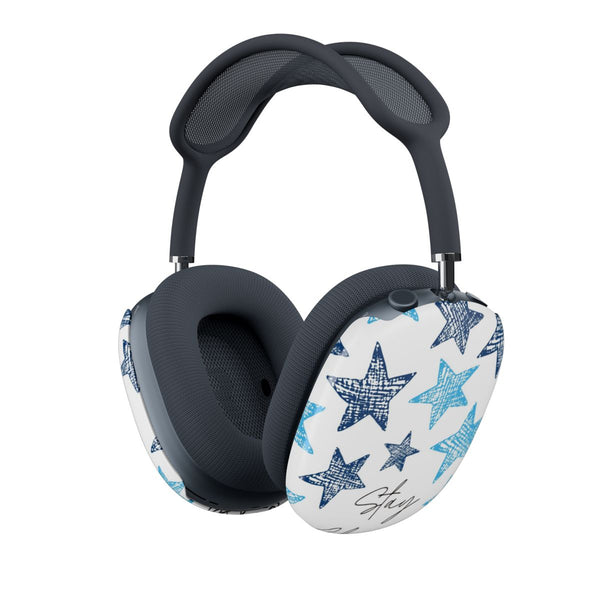 Stay Classy Blue Stars Pattern AirPods Max Case