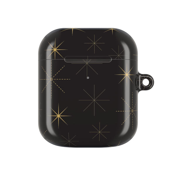 Christmas Gold Stars Pattern AirPods case — AirPods 1