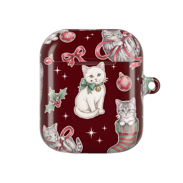 Festive Tabby Kittens AirPods Case - AirPods 1