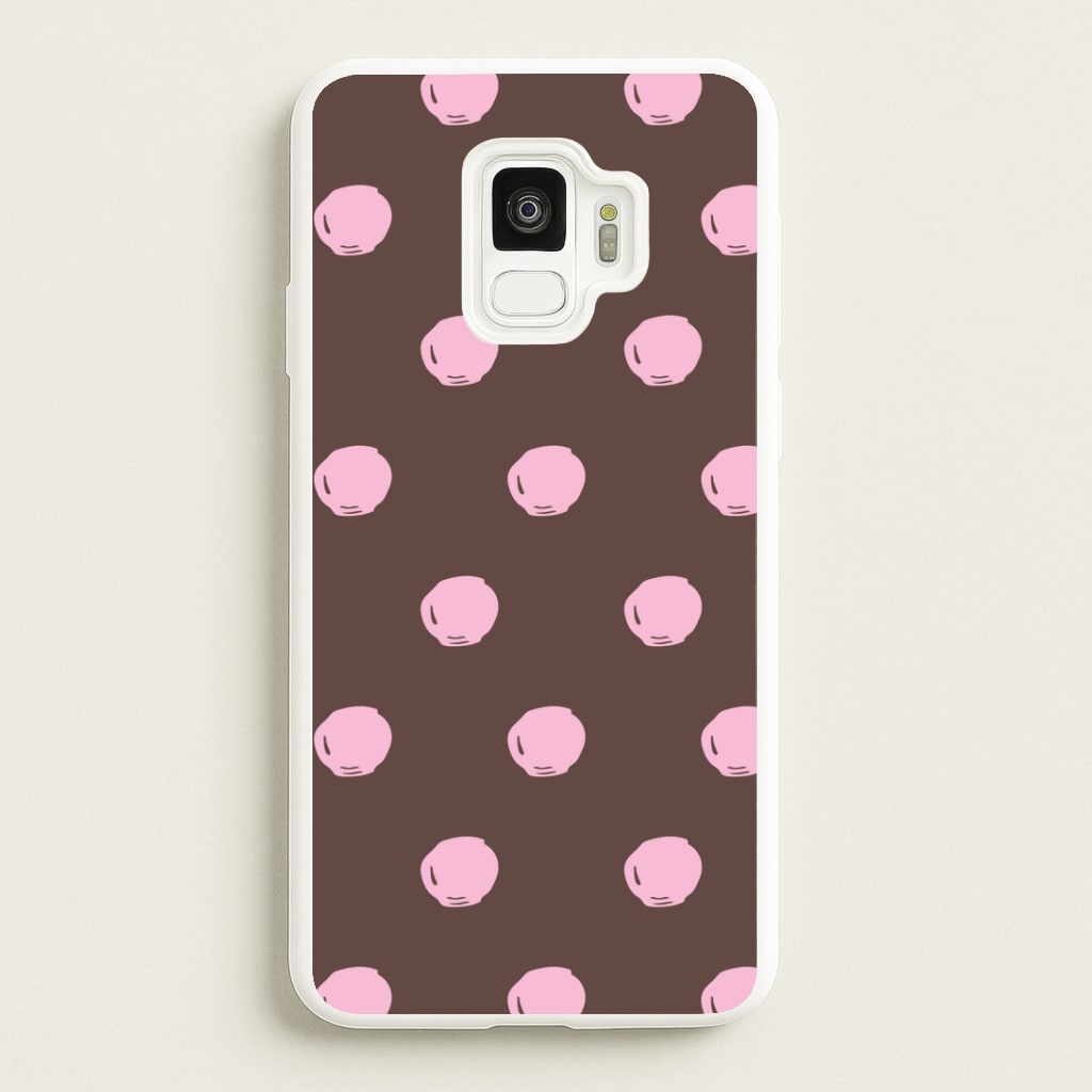 Chocolate & Strawberry Buttons Galaxy S9 Case