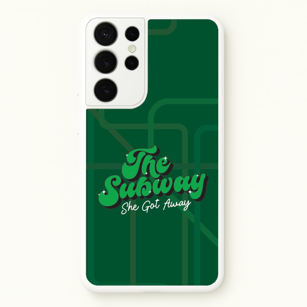 Subway Green Galaxy S21 Ultra Case