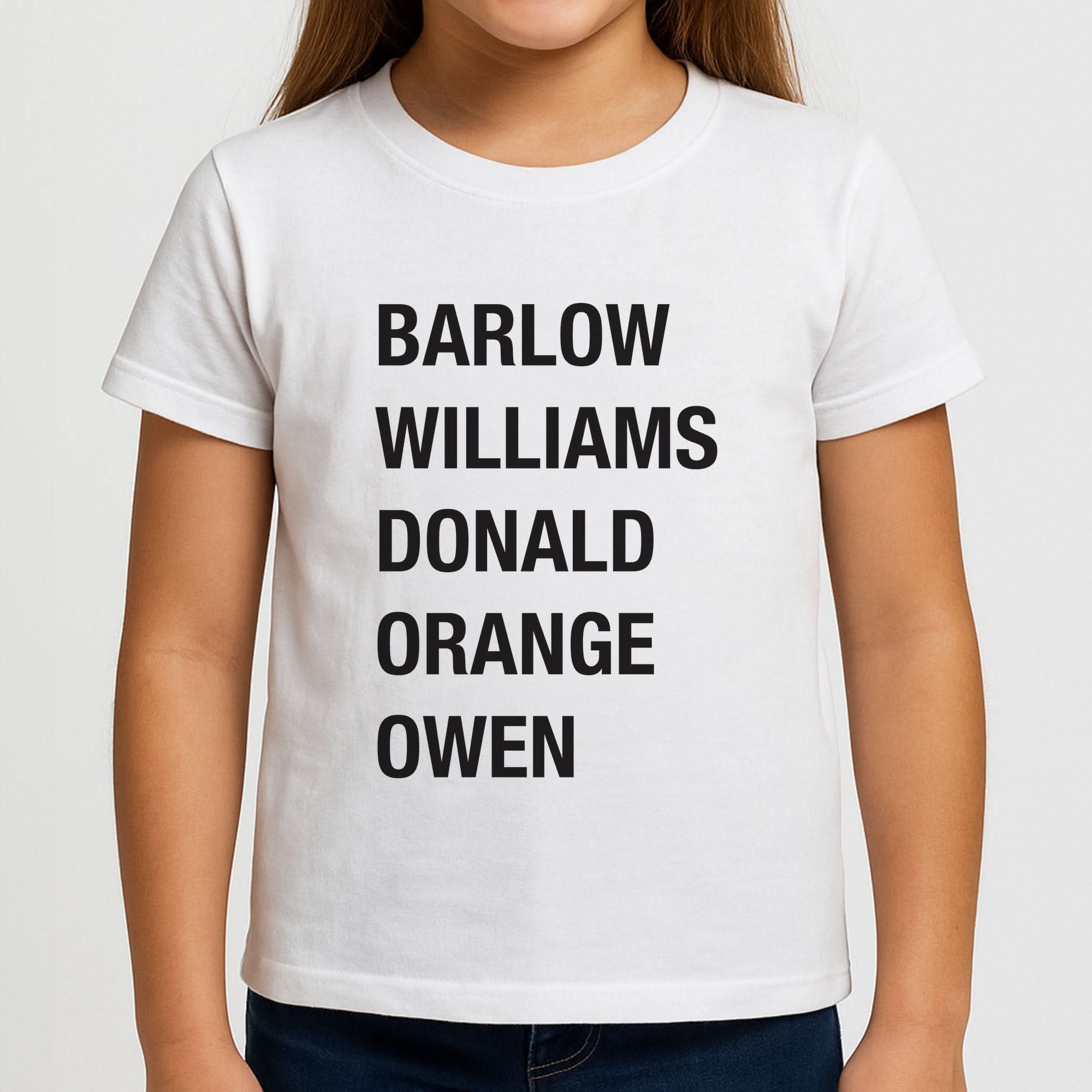 Take Band Members Names Girls T-Shirt