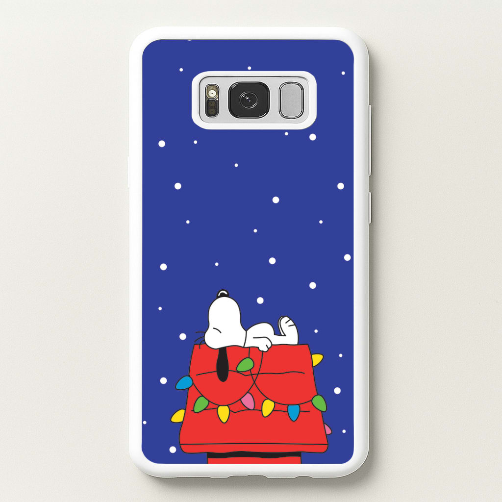 Cartoon Beagle Fairylights Galaxy S8 Case