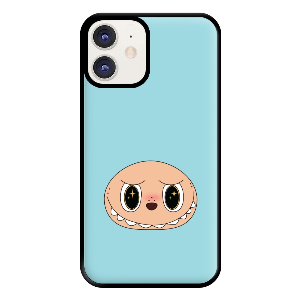 Cute Blue Monster Face iPhone 11 Case