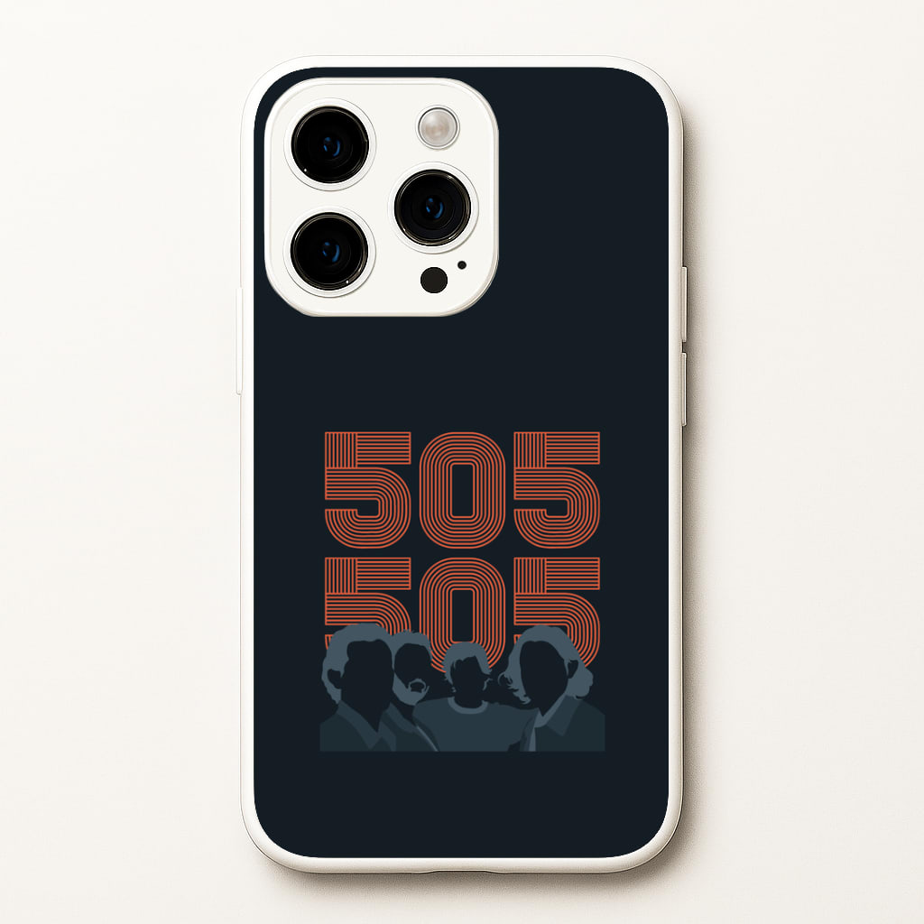 505 Band Members Dark iPhone 14 Pro Case