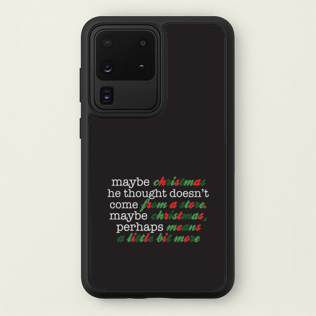 Green Creature Quote Galaxy S20 Ultra Case