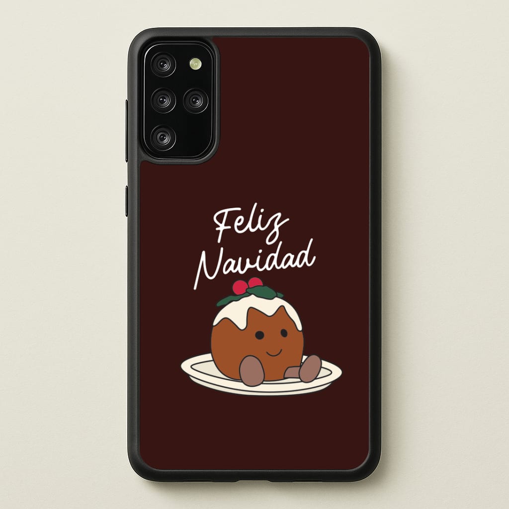 Christmas Pudding Plush Galaxy S20 Plus Case