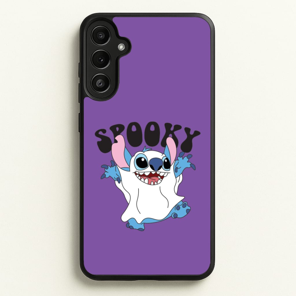 Spooky Cute Blue Alien Galaxy A34 Case