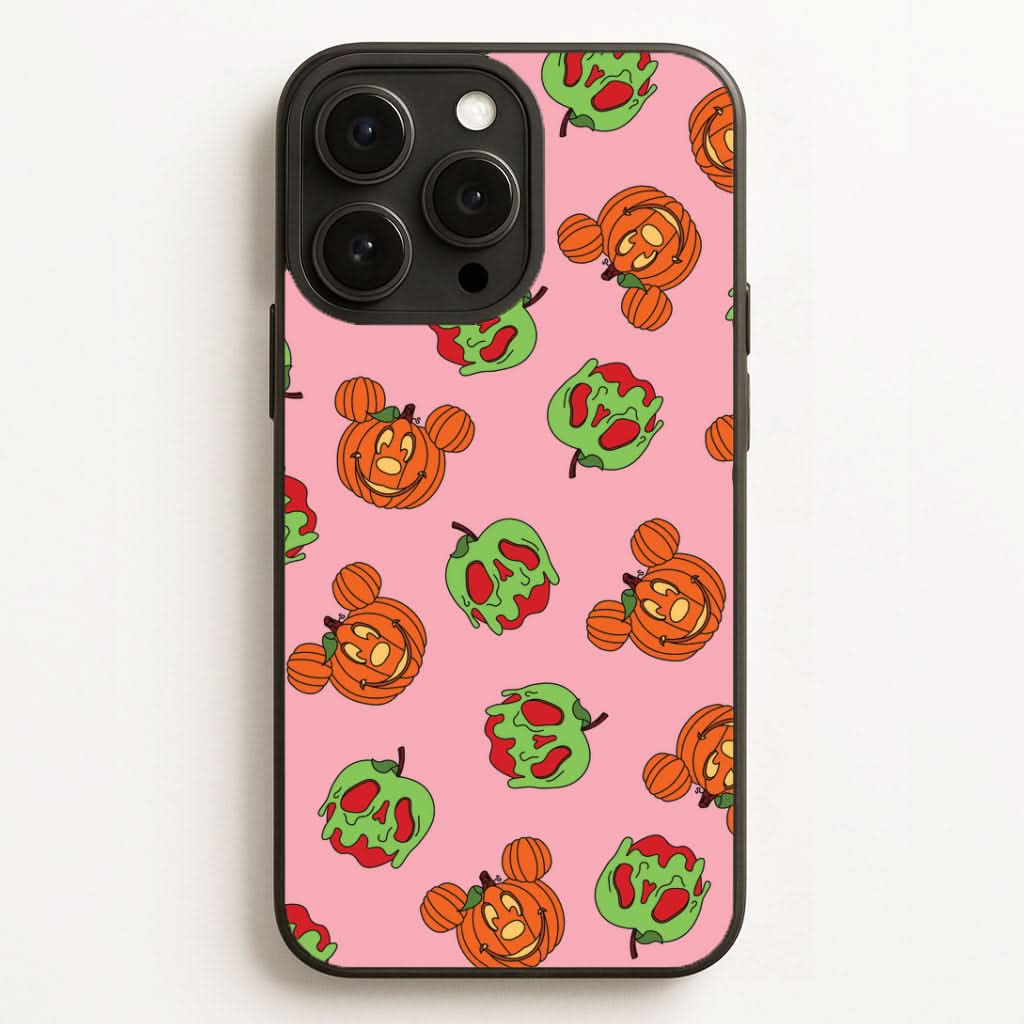 Pumpkin Mouse And Poison Apple Pattern Phone Case for Apple iPhone, Samsung Galaxy, Huawei and Google Pixel