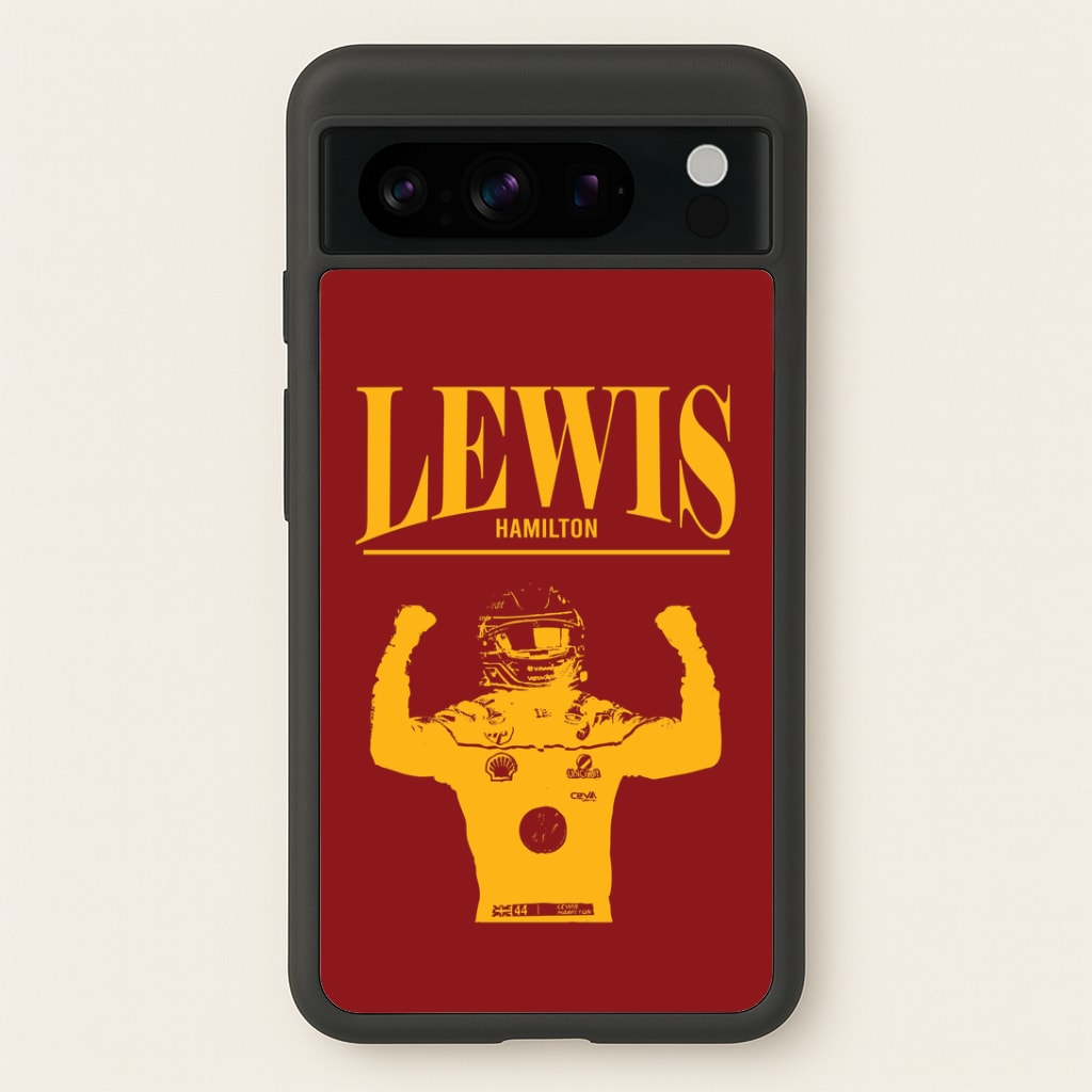 Lewis Red And Gold Google Pixel 8 Pro Case