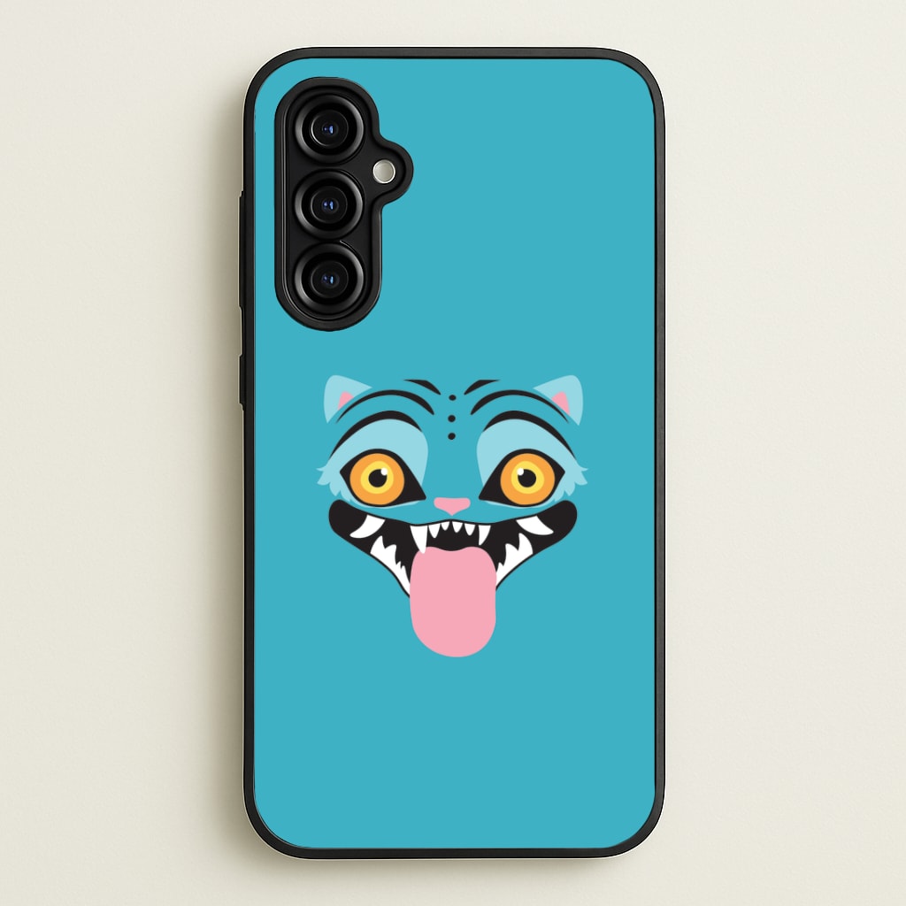 Demon Cat Face Galaxy A54 Case