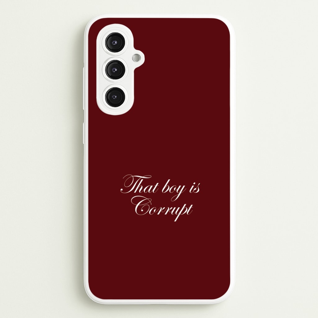 That Boy Is Corrupt Galaxy S23FE Case