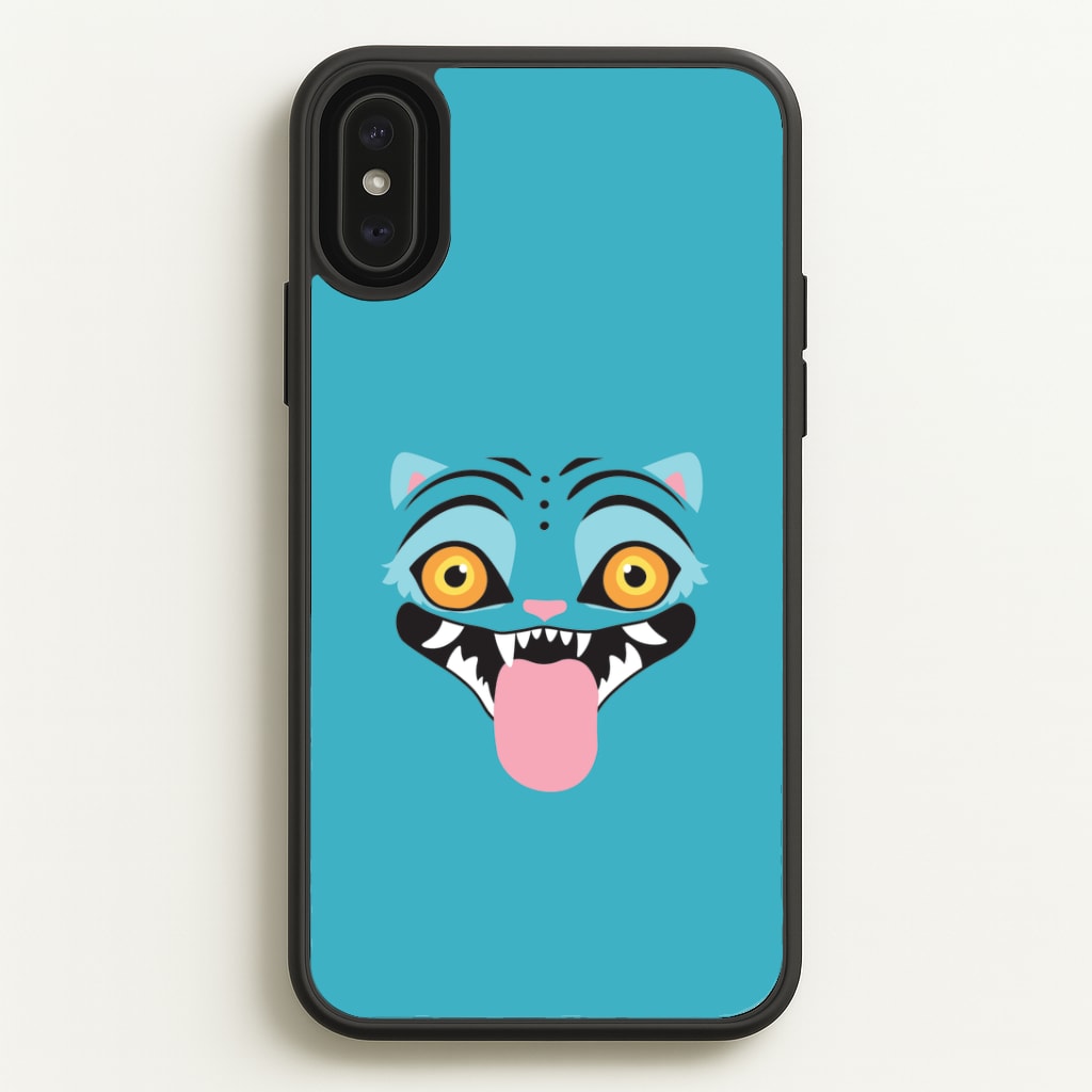 Demon Cat Face iPhone XS Max Case