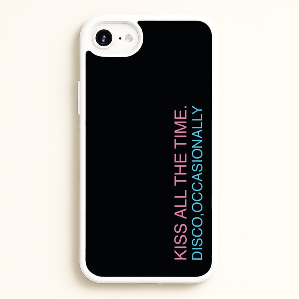 Disco Occasionally Text iPhone 6 / 7 / 8 / SE Case
