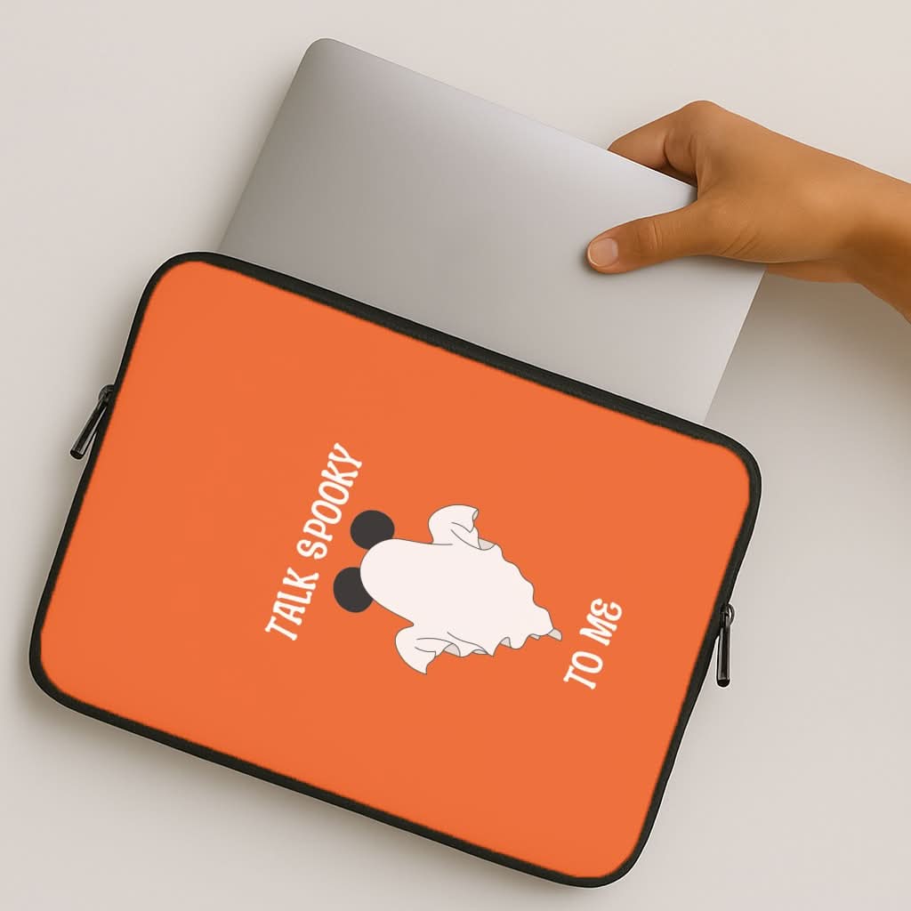 Talk Spooky To Me Mouse Ghost MacBook Cover