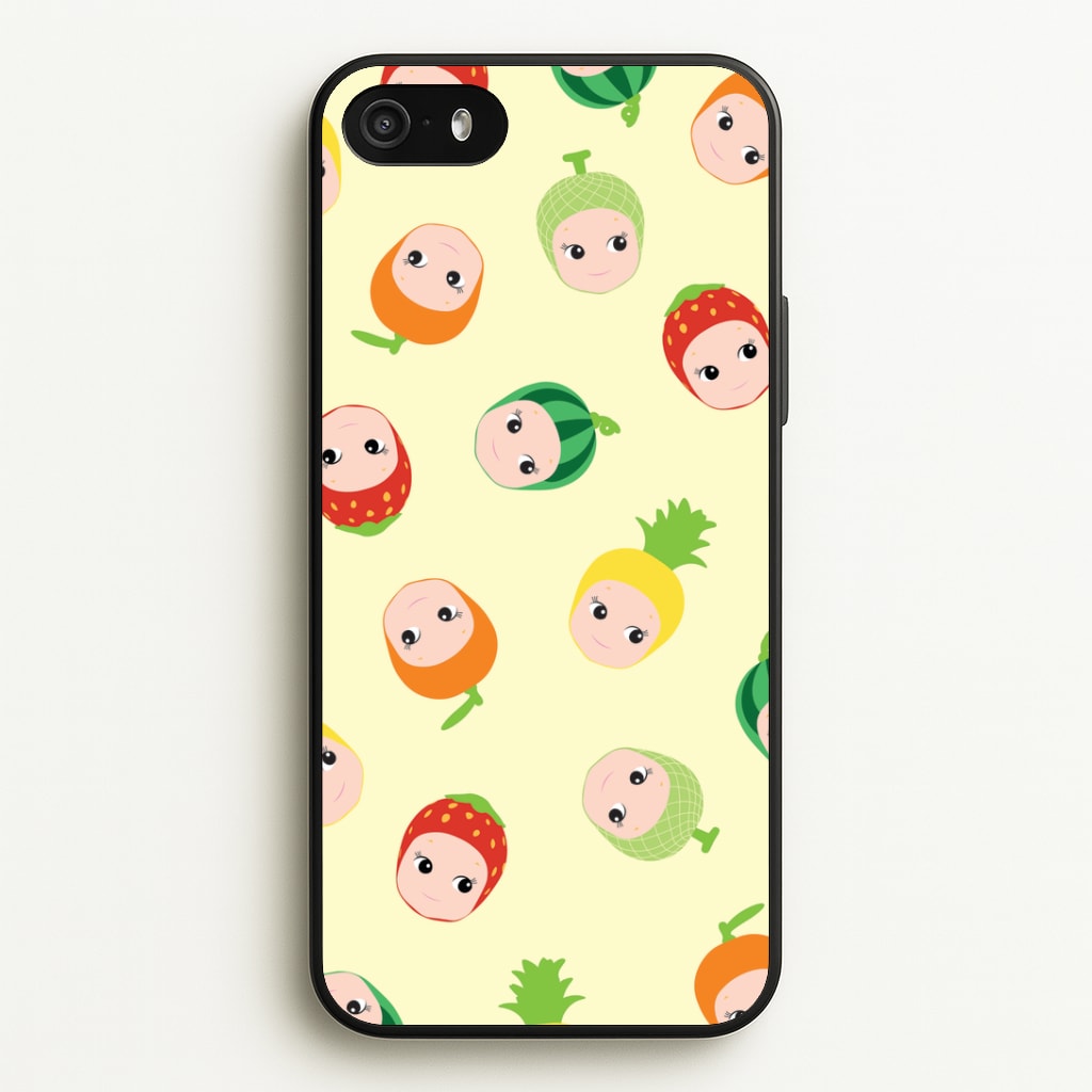 Fruit Angels Pattern iPhone 5 / 5s / SE 2016 Case