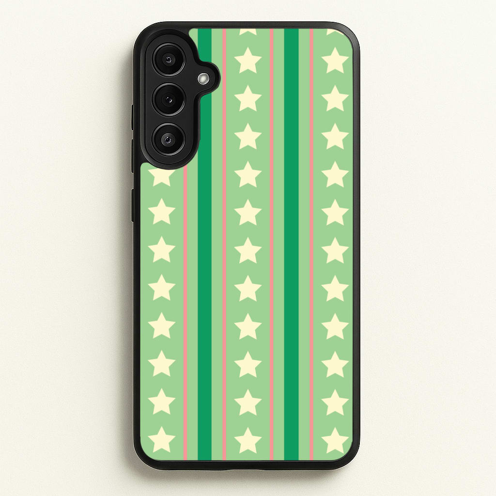 Stars And Stripes Christmas Pattern Galaxy A34 Case