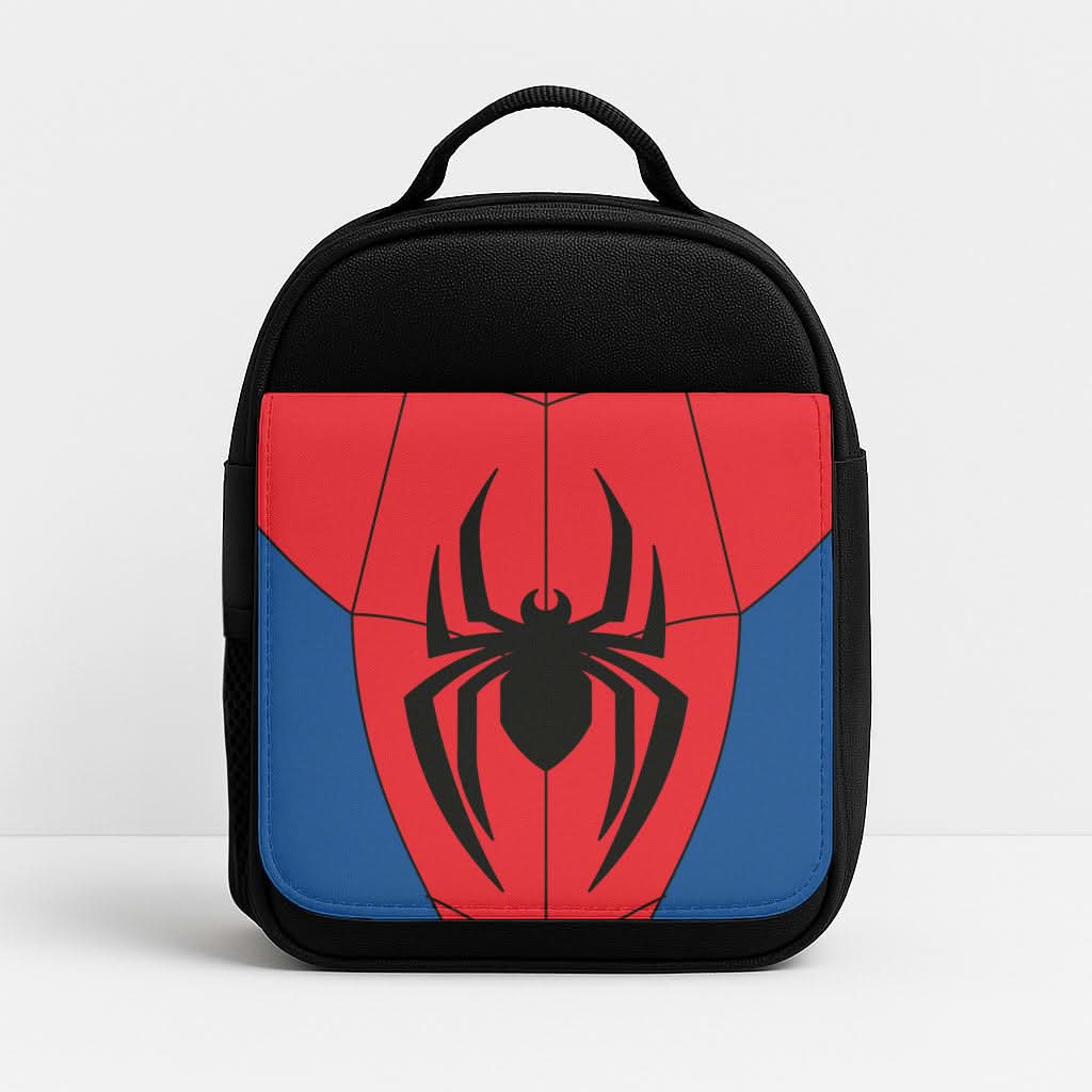 Red And Blue Spider Costume Insulated Lunch Bag