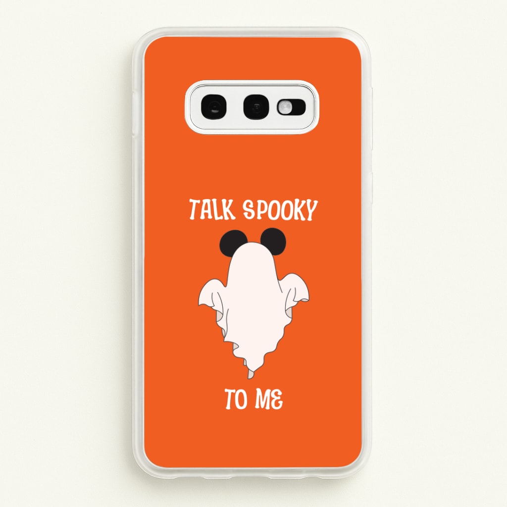 Talk Spooky To Me Mouse Ghost Galaxy S10e Case