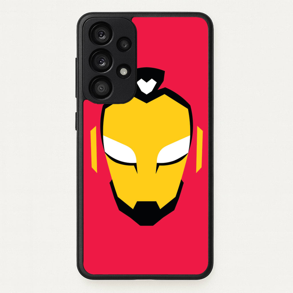 Metal Heart Hero Face Galaxy A53 Case