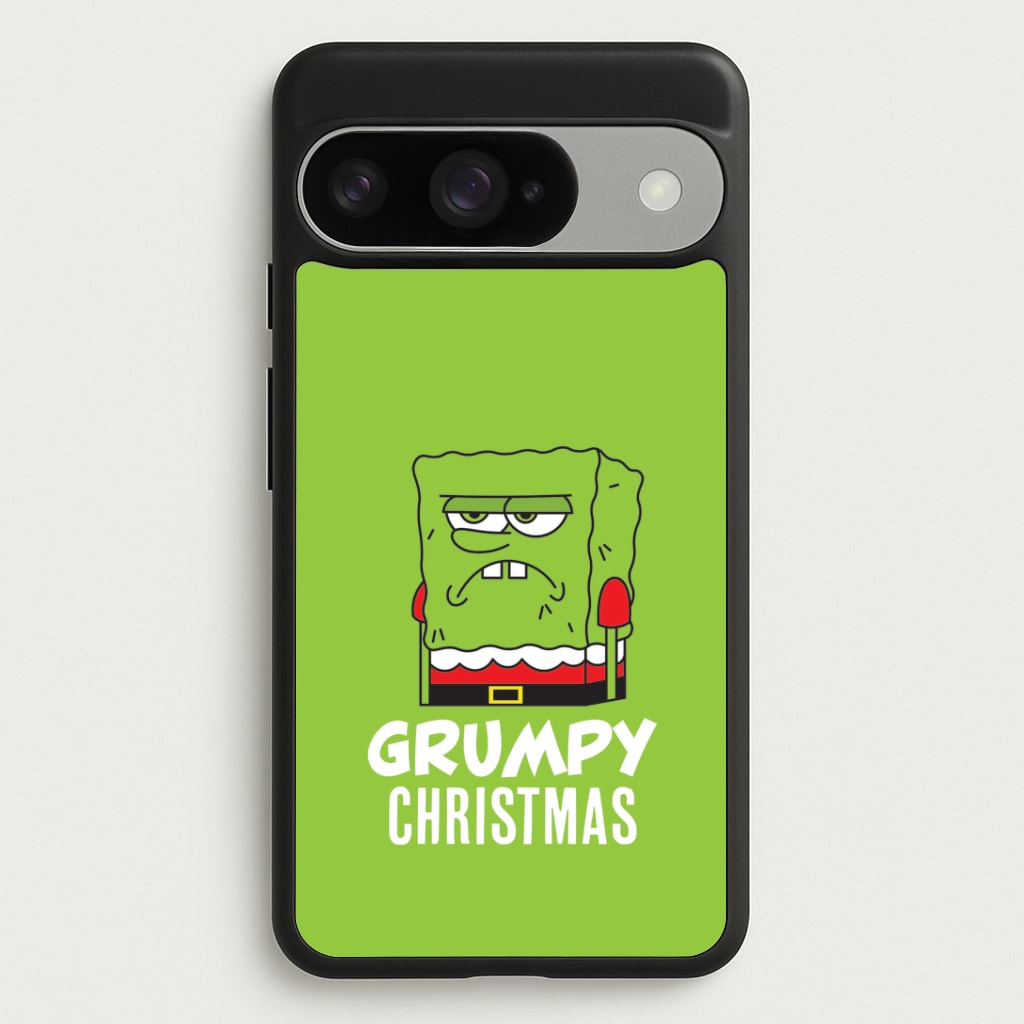 Grumpy Christmas Cartoon Sponge Google Pixel 10 / 10 Pro Case