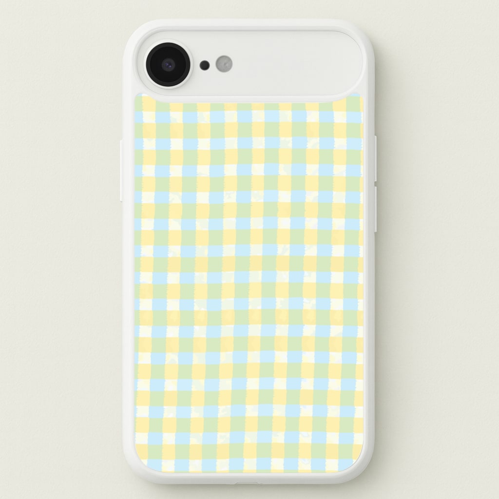 Lemonade Gingham iPhone 17 Air Case