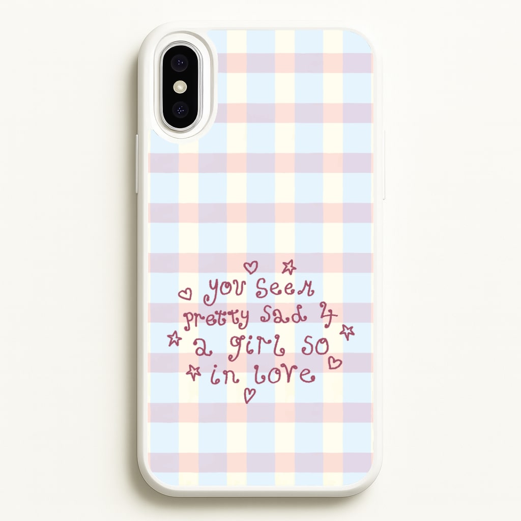 Dreamy Plaid iPhone XS Max Case